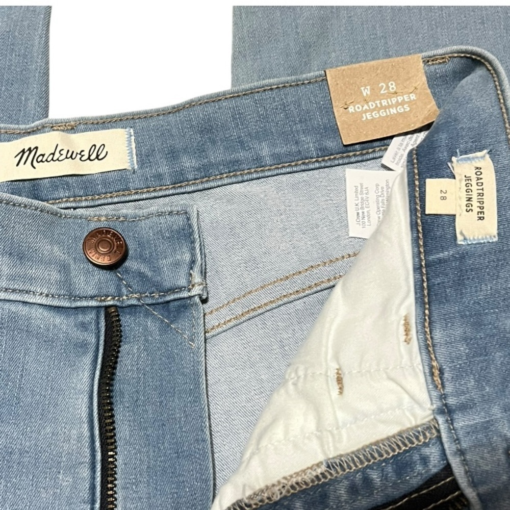 Madewell Light Blue High-Rise Skinny Jeans - Picture 11 of 15